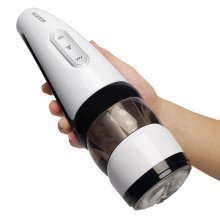 Telescopic Male Masturbator Vagina Sex Piston Rotation Automatic Masturbator Hands Free Sex Machine Sex Toy for Man