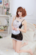 Maid Uniform Costumes Role Play Women Sexy Lingerie Hot Sexy Underwear Lovely Female White Lace Erotic Costume