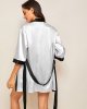 2022 New Hot Sexy Lingerie Silk Lace Black Kimono Intimate Sleepwear Robe Night