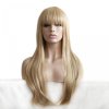High quality blond wig hair resistant cheap lifelike party ladies wigs curly long
