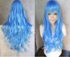 Long Wavy 32inches anime Silver/grey/red 12colors cosplay wigs, kanekalon fiber