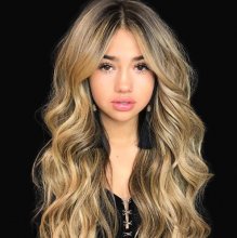 Blonde Wavy Heat Friendly Synthetic Easeful Long Wigs