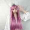 Cosplay Wig PINK Long Heat Resistant Sythentic Hair Wigs