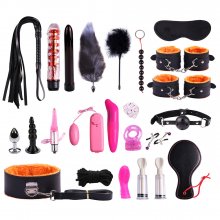 23pcs Of Sex Toys Kit BDSM Bondage Toy Flirt Games For Couples