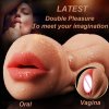 Oral 3D Deep Throat with Tongue Teeth Maiden Artificial Vagina Male Masturbator