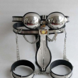 3pcs/set stainless steel male chastity belt thigh ring bra bondage kit with catheter 3pcs/set stainless steel male chastity belt thigh ring bra bondage kit with catheter