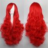 32\'\' long Light Blonde purple Cosplay Wigs woman Curly Wigs 80cm Pink Blue Red Yello
