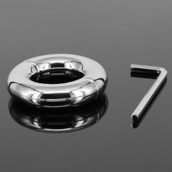 Dia 30/33/40/45/50mm choose Stainless Steel Pendant Ball Stretcher penis Cock ring Metal Slave Sex Toy for Men Scrotum Restraint
