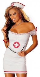 Sexy White Nurse Costume