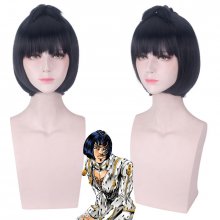 Cosroad JOJO Bizarre Adventure Cosplay Wig Golden Wind Bruno Bucciarati Wig Costume Men Women Halloween Party Wigs