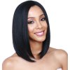 Aurica Fashion Hot Selling Black Resistant Synthetic Hair Women Full Fringe