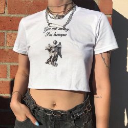 2019 New Women T-shirts Casual cute Printed Short Sleeve
