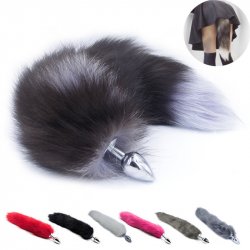 Metal Feather Anal Toys Fox Tail Anal Plug Erotic Anus Toy Butt Plug Sex Toys For Woman And Men Sexy Butt Plug Adult Accessories