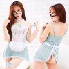 Maid Uniform Costumes Role Play Women Sexy Lingerie Hot Sexy Underwear Lovely Female White Lace Erotic Costume