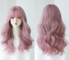 NEW PINK Long Lace Front Wigs