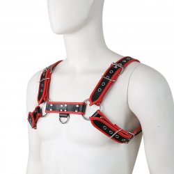 PU Leather Male Chest Harness Bondage Slave Fetish Restraints Straps Belts Sex Products Adult Toys Club Costumes Props For Men