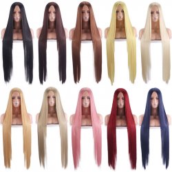 Fashion Ombre Synthetic Lace Front Wig Glueless Three Tone Wine red Resistant