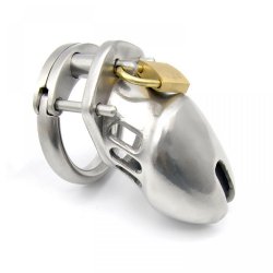 Male Chastity Device Cock Cage Real Stainless steel Small CB6000 S chastity Belt