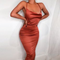 Hot Tamale Halter Gown