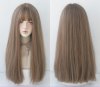 Ombre Hair Color Long Wavy 100% Human Hair Full Lace Wig