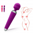 Powerful oral clit Vibrators for Women USB Charge AV Magic Wand Vibrator Massager Adult Sex Toys for Woman Masturbator