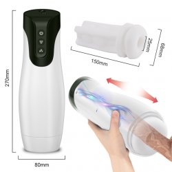 Automatic Sucking Male Masturbator Blowjob Simulator Oral VibratorToys for Men Goods for Adults