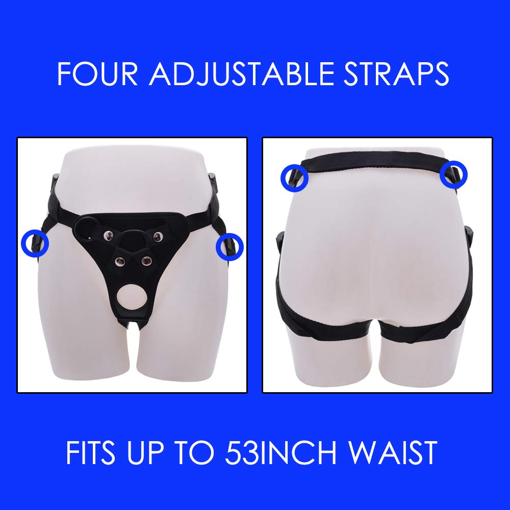 baseks Double Strap-On Harness with Dildos