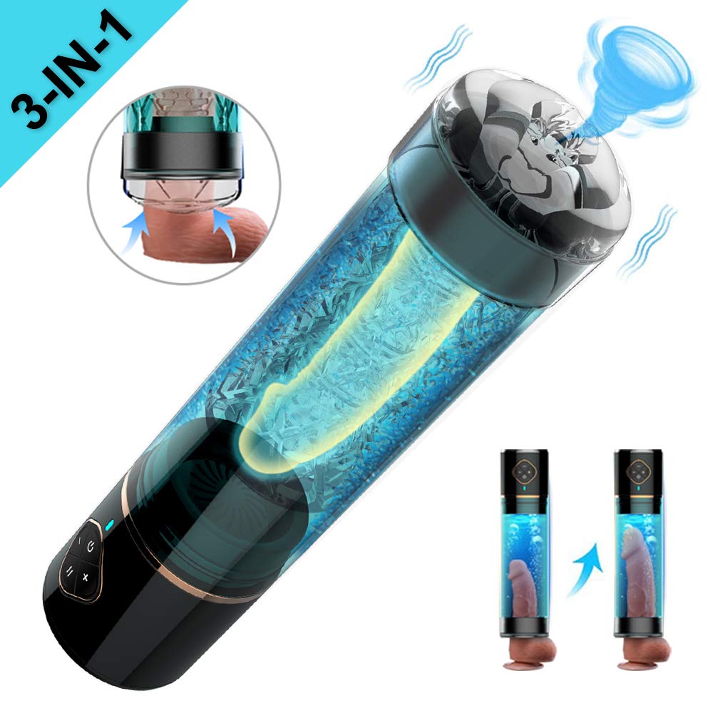 Male Masturbator Automatic Penis Water Vacuum Pump with